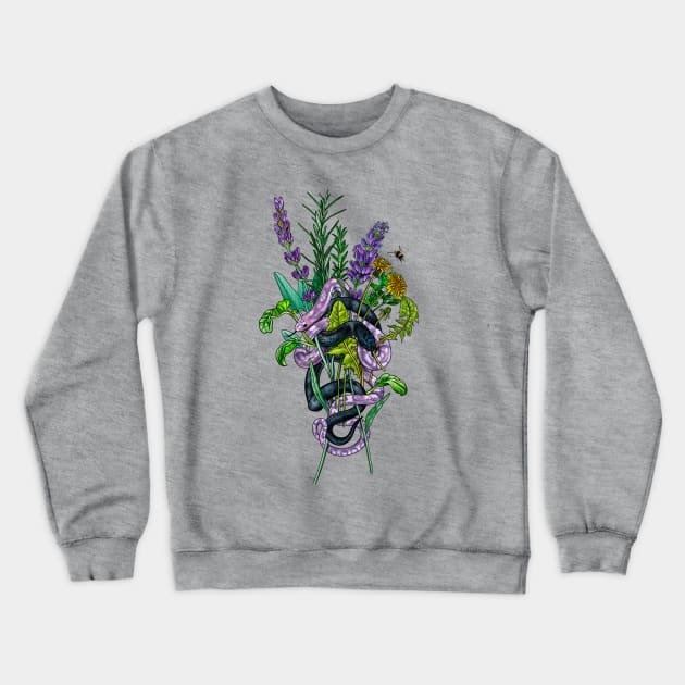 Nature's Apothecary Crewneck Sweatshirt by ChromaChamelea